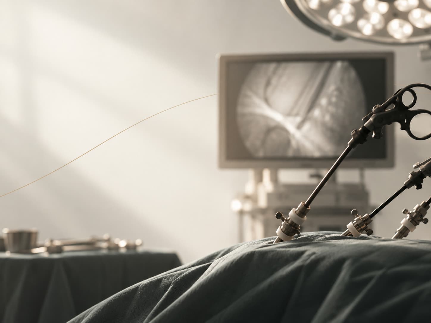Laparoscopic urologic surgery in the operating theatre